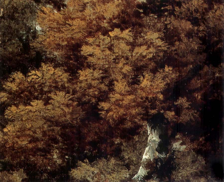 Detail of Landscape with a Peasant on a path